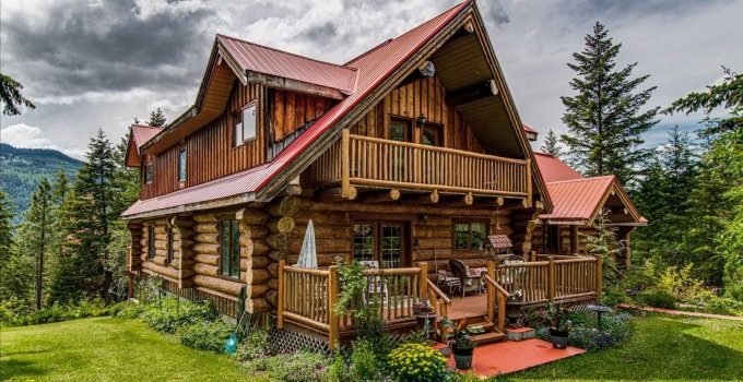 Unique Log Cabin With Panoramic Views And Secluded Acres