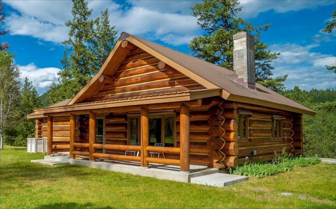 Cozy Log Cabin For Sale In Montana And Enchanting