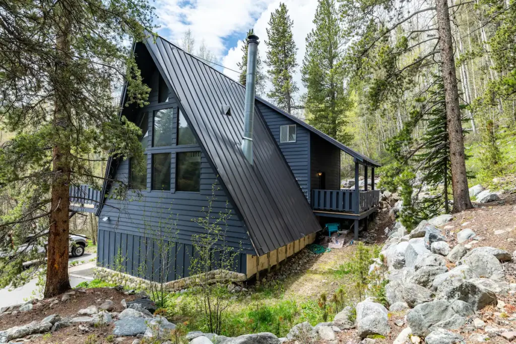 A-Frame Cabin Charm: A Cozy Retreat In The Woods