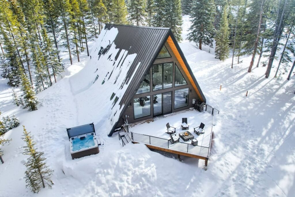 A-Frame Cabin Living At Its Finest: Touring The Breckhaus Retreat