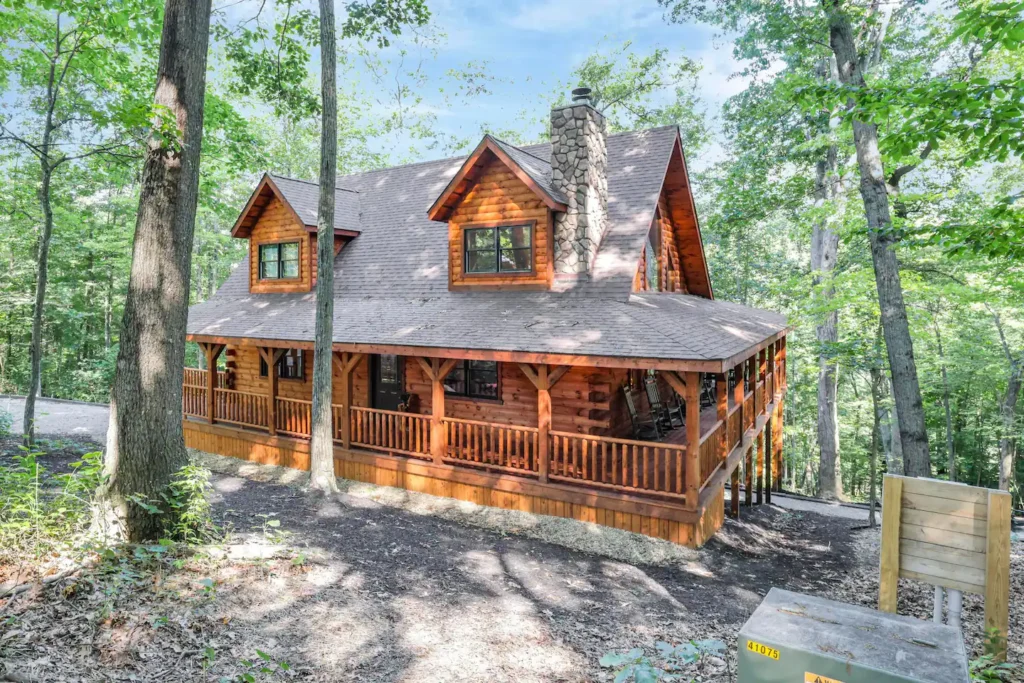 Amazing Log Cabin Your Gateway To Tranquility And Entertainment