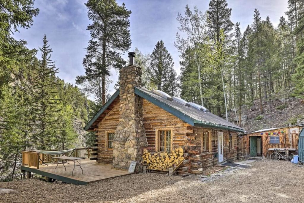 Stunning Log Cabin Experience The Magic Of Creekside Getaway